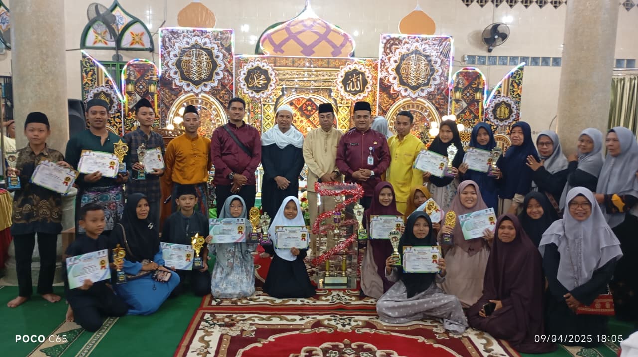 Lomba MTQ Tingkat Kelurahan di Masjid Paripurna Raya Irham